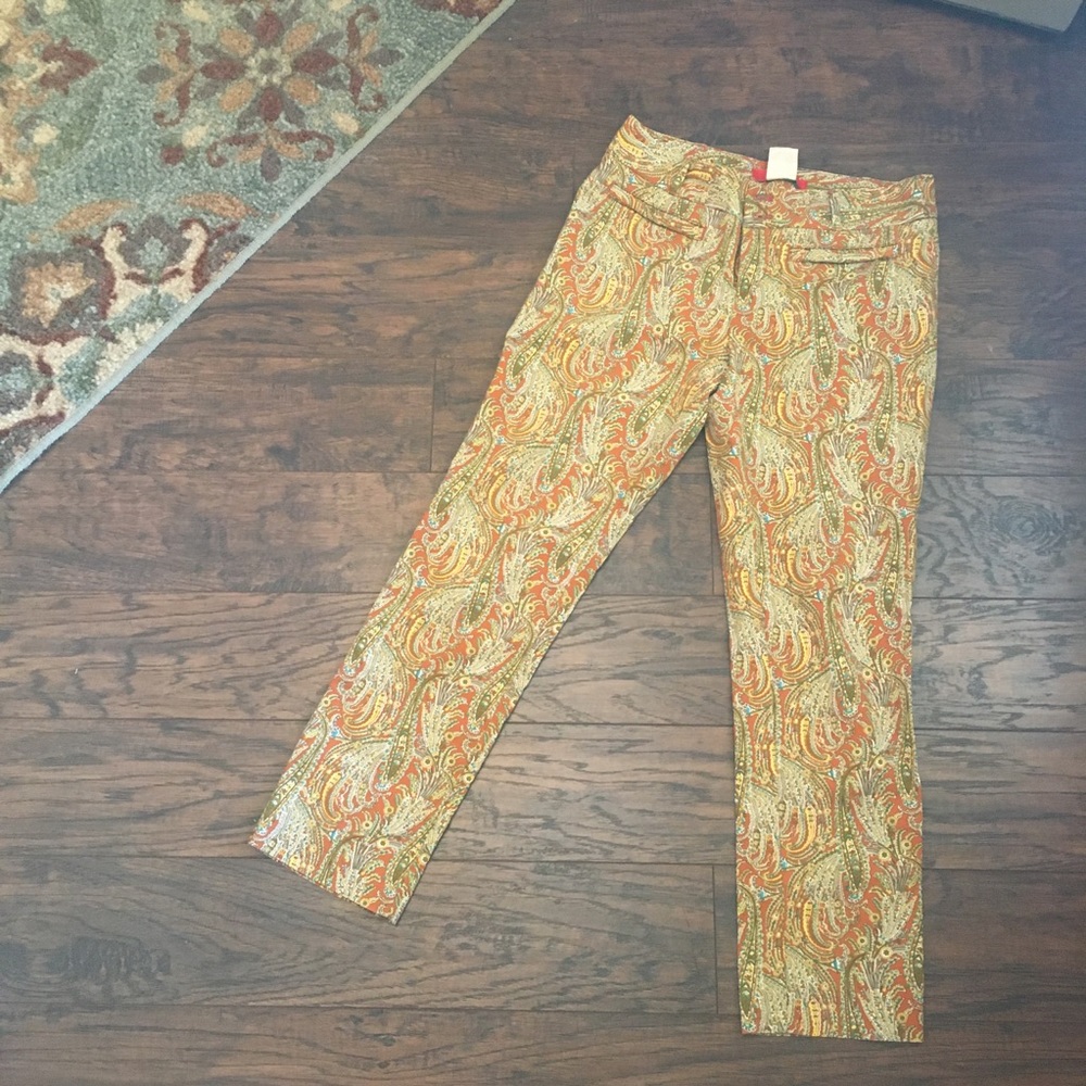Cartonnier (anthropologie) paisley pants